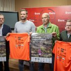 De izquierda a derecha, Herminio Carazo, Manu Salvador, José Miguel Serrato y Jesús Aguarón.