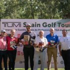 Los mejores clasificados en el torneo Pro-Am del Campeonato de Castilla y León.