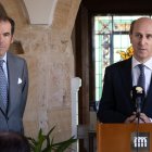 El presidente y vicepresidente del Patronato Duques de Soria , Rafael
Benjumea y Jaime Olmedo, presentan la segunda edición del Premio de Hispanismo
Internacional ‘Fundación Duques de Soria’