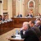 Corporación provincial en el pleno que se celebró ayer.
