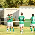 Los jugadores del San José celebran uno de los goles de la clara victoria ante el Capiscol.