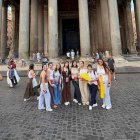 Jóvenes de la Diócesis de Osma-Soria en una peregrinación a Roma.