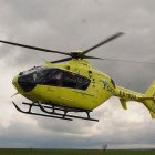 Archivo - Imagen de archivo de helicóptero medicalizado de Sacyl.