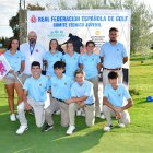 Equipo de Castilla y León del Nacional de Federaciones con el soriano Enzo Jiménez.