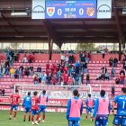 Malestar en la grada de Los Pajaritos por la pobre imagen ofrecida por el Numancia ante el colista Sámano.