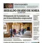 Portada de Heraldo-Diario de Soria del 14 de octubre de 2025.