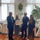 Presentación del cupón de la ONCE conmemorando el Día Internacional de las Mujeres Rurales, ayer, en la Diputación de Soria.