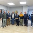 Representantes de los municipios, la empresa y la notaría.