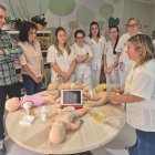 Taller de RCP en el hospital Santa Bárbara de Soria.