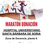 Cartel del maratón de donaciones.