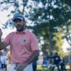 Daniel Berná, durante un torneo de golf.
