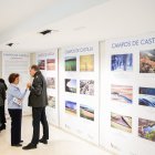 Exposición 'Campos de Castilla' en la biblioteca pública de Soria.