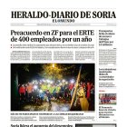 Portada de Heraldo-Diario de Soria del 25 de octubre de 2025.
