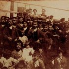 Niños sorianos emigrantes a América. Circa 1915. AHPS, fotografía 32083.  El Royo (Soria)