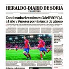 Portada de Heraldo-Diario de Soria del 30 de octubre de 2025.