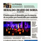 Portada de Heraldo-Diario de Soria del 31 de octubre de 2025