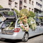 Coche fúnebre en Soria.