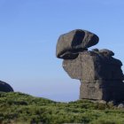 Característica formación granítica en el Puerto del Peón.