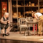 Representación ayer de Camino a la Meca en el Centro Cultural Palacio de la Audiencia.