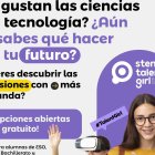 Cartel anunciador del STEM Talent Girl de Soria.