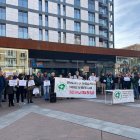 Concentración convocada por la Plataforma por la Sanidad Pública en Soria.