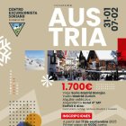 Cartel anunciador de la excursión a Austria.