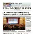 Portada de Heraldo-Diario de Soria del 11 de noviembre de 2025.