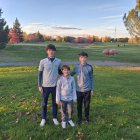 Los jóvenes jugadores sorianos en el Pequecircuito.