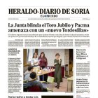 Portada de Heraldo-Diario de Soria del 13 de noviembre de 2025