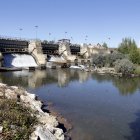 Presa del azud de Buitrago.