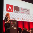 La directora General de Vivienda, Arquitectura, Ordenación del Territorio y Urbanismo, María Pardo, clausura las XV jornadas sobre justicia y arquitectura celebradas en Burgos.