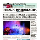 Portada de Heraldo-Diario de Soria del 18 de noviembre de 2025