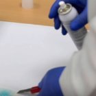 Prueba química para detectar la presencia de cocaína.