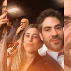 Valeria Ros y el trompetista soriano Marcos Ortega, en una de las imágenes que la humorista ha compartido en sus redes sociales.