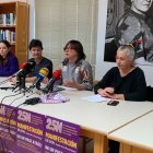 Presentación en rueda de prensa de los actos que se celebrarán en Soria con motivo del 25N.