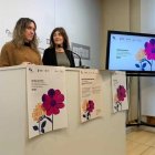 Verónica Hazas y Laura Prieto durante la rueda de prensa.