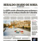 Portada de Heraldo-Diario de Soria del 22 de noviembre de 2025.