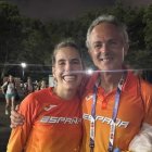 Marta Pérez junto a Antonio Serrano.