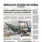 Portada de Heraldo-Diario de Soria del 27 de noviembre de 2025.