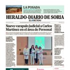 Portada de Heraldo-Diario de Soria del 28 de noviembre de 2025.