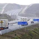 Vista de la Variante de Ágreda en la A-15 en Soria.