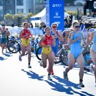 Marina Muñoz en la Copa del Mundo de Triatlón de Tongyeong (Corea).