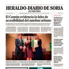 Portada de Heraldo-Diario de Soria del 29 de noviembre de 2025