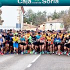 Salida de la prueba absoluta de la novena edición de la carrera Cerco a Numancia.