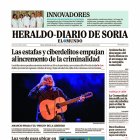 Portada de Heraldo-Diario de Soria del 2 de diciembre de 2025.