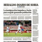 Portada de Heraldo-Diario de Soria del 3 de diciembre de 2025.