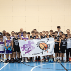 Algunos de los equipos de la cantera del Club Soria Baloncesto.