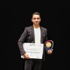 Héctor Díez Severino con el reconocimiento de mejor deportista soriano de 2025.