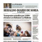 Portada de Heraldo-Diario de Soria del 5 de diciembre de 2025.