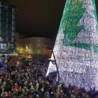Mariano Granados, abarrotada para el encendido de las luces de Navidad 2025.